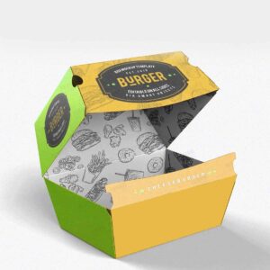 custom printed burger boxes